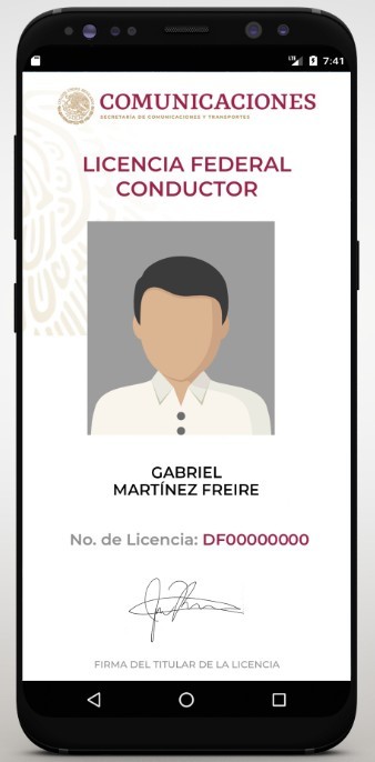 Licencia de conducir digital