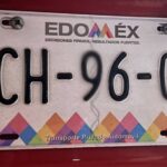 Placas vehiculares en México
