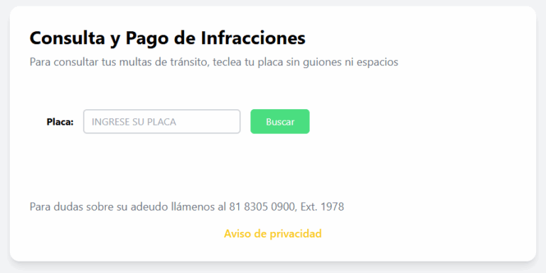 Cómo pagar tus multas de tránsito en Monterrey en línea