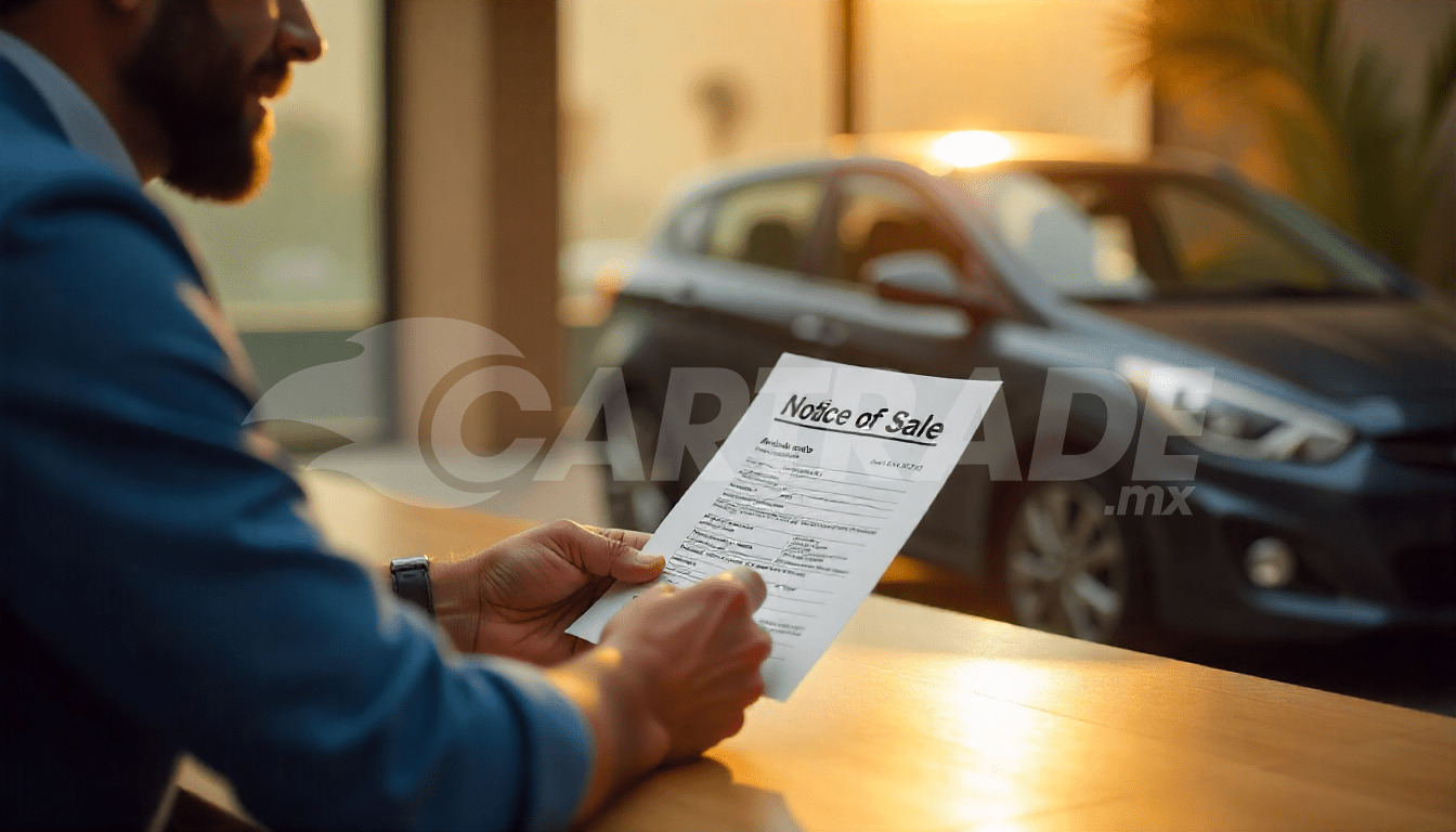 Trámites venta auto México 2025 aviso de compraventa