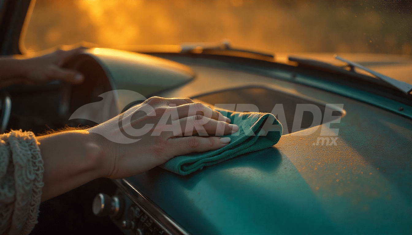 Preparar coche para cotización con una limpieza interior profunda