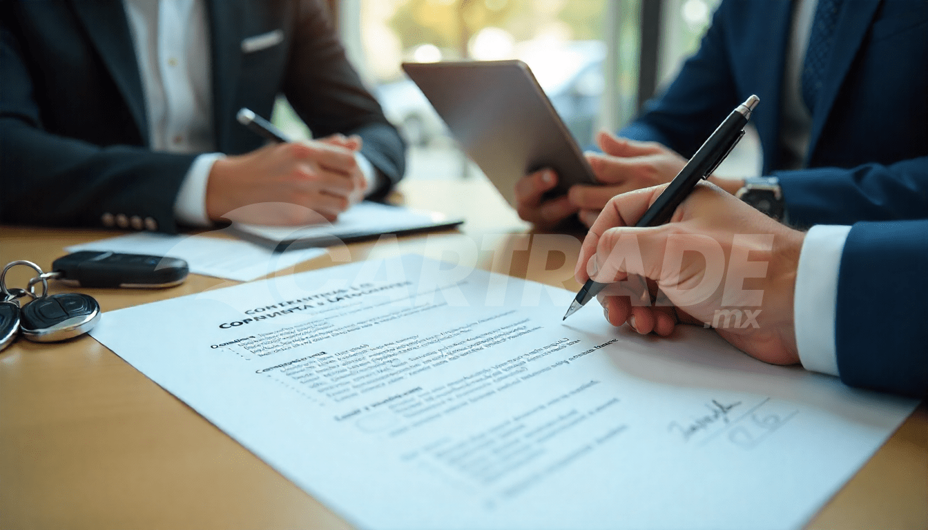 Qué revisar antes de entregar un coche: Contrato de compraventa