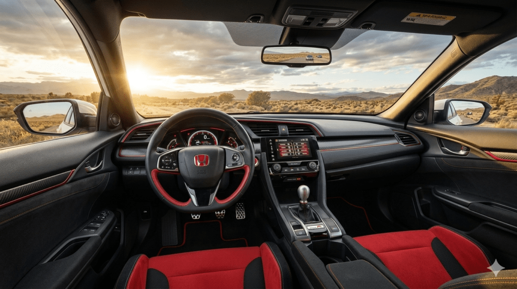 Interior de Honda Civic 2020